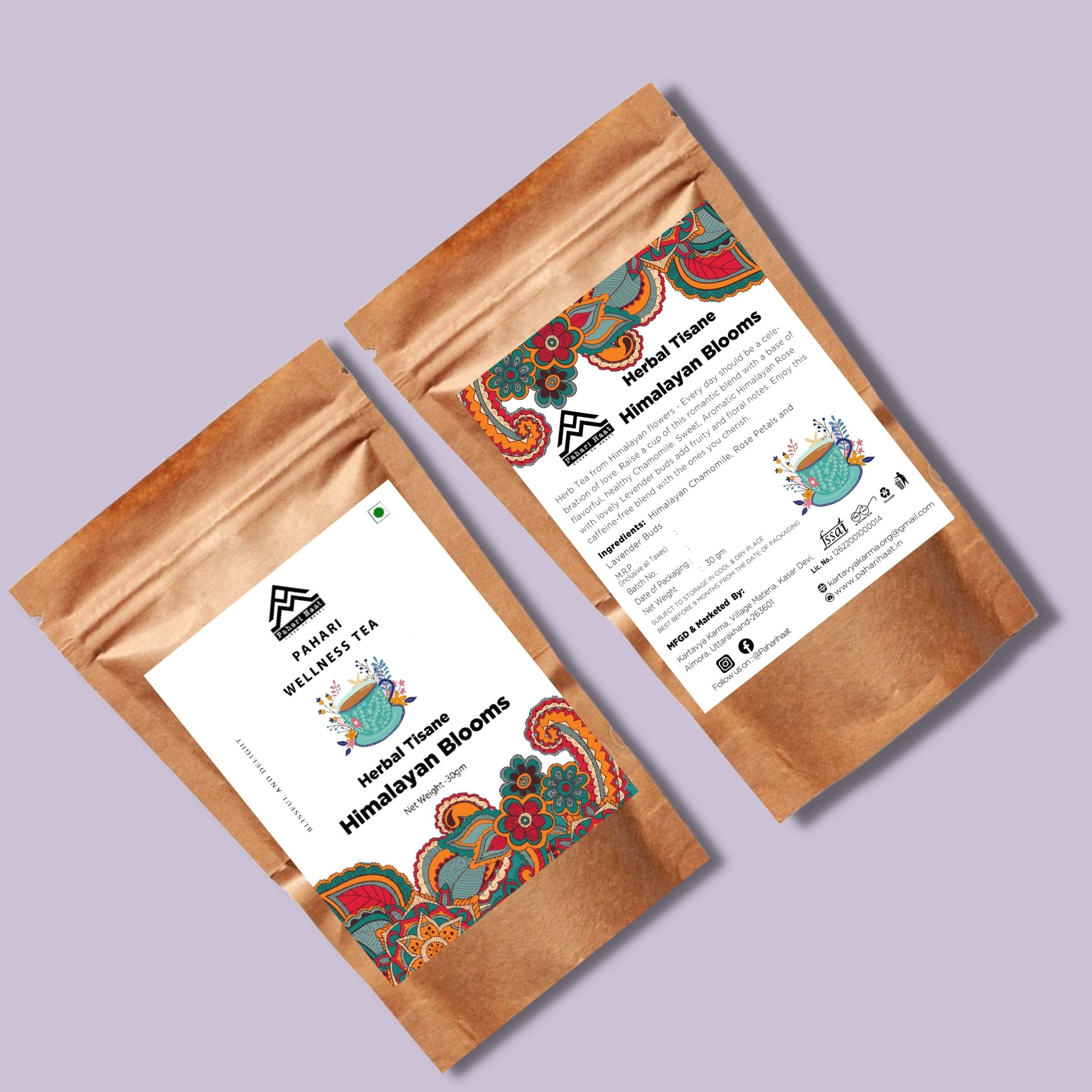 Himalayan Blooms Tea - 30gms | Pahari Haat
