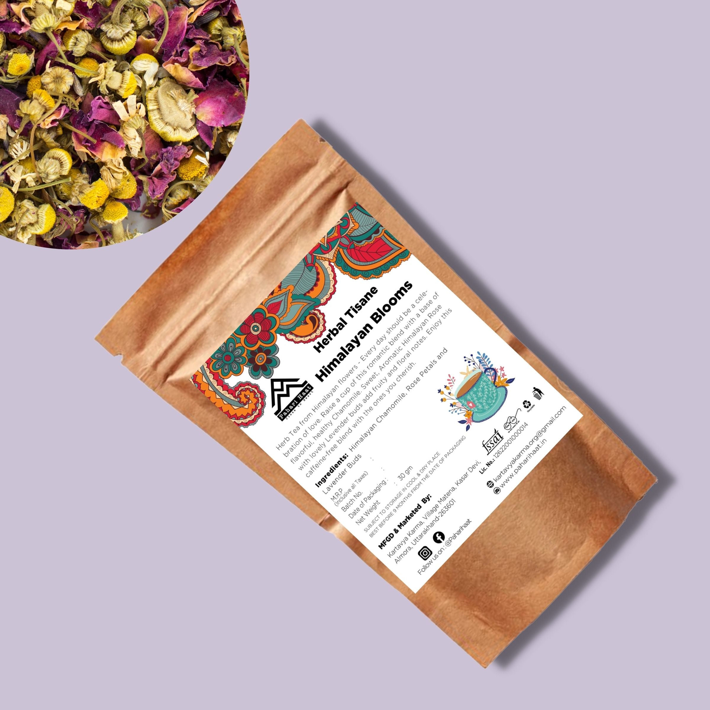 Himalayan Blooms Tea - 30gms | Pahari Haat