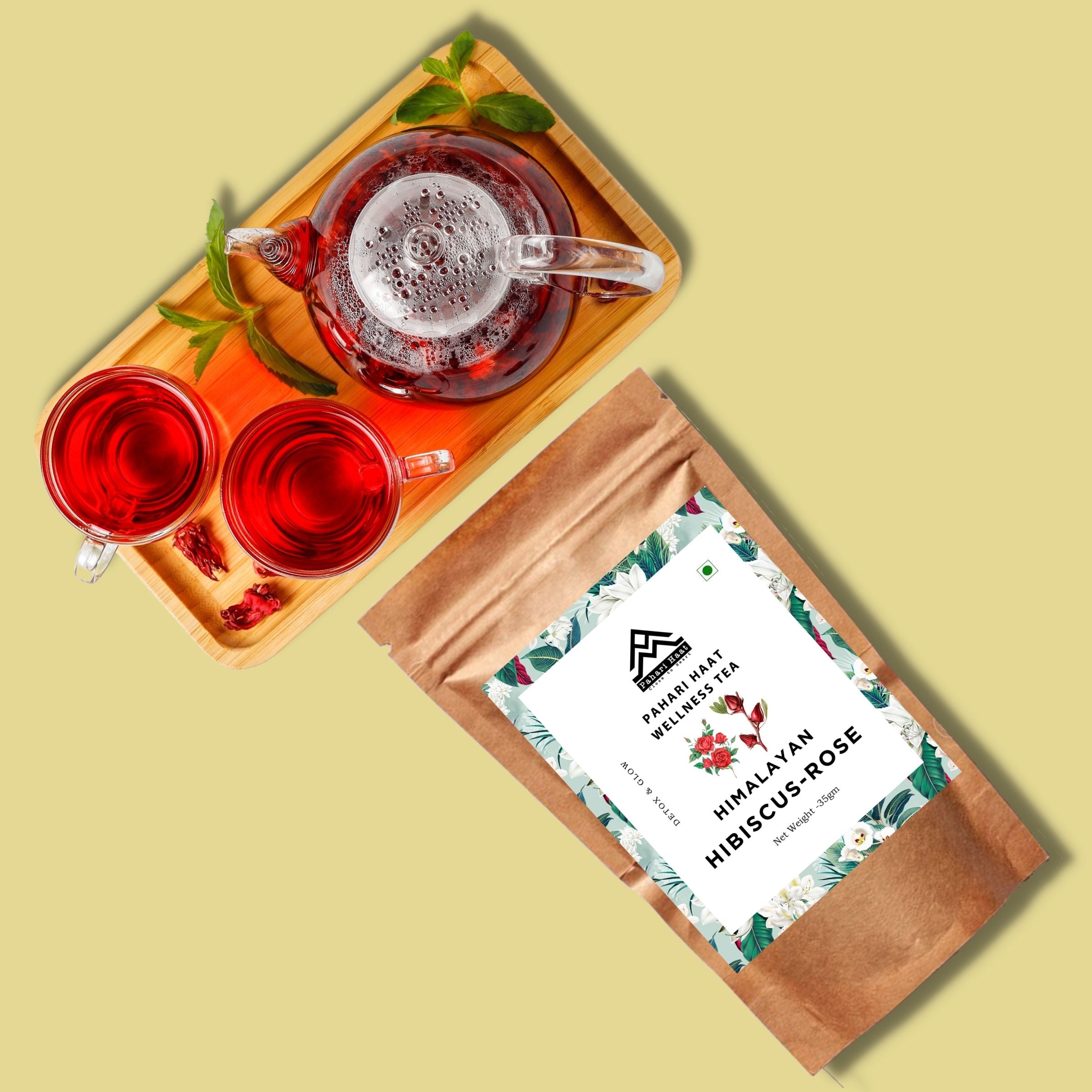 Himalayan Hibiscus-Rose Tea - 35gms | Pahari Haat