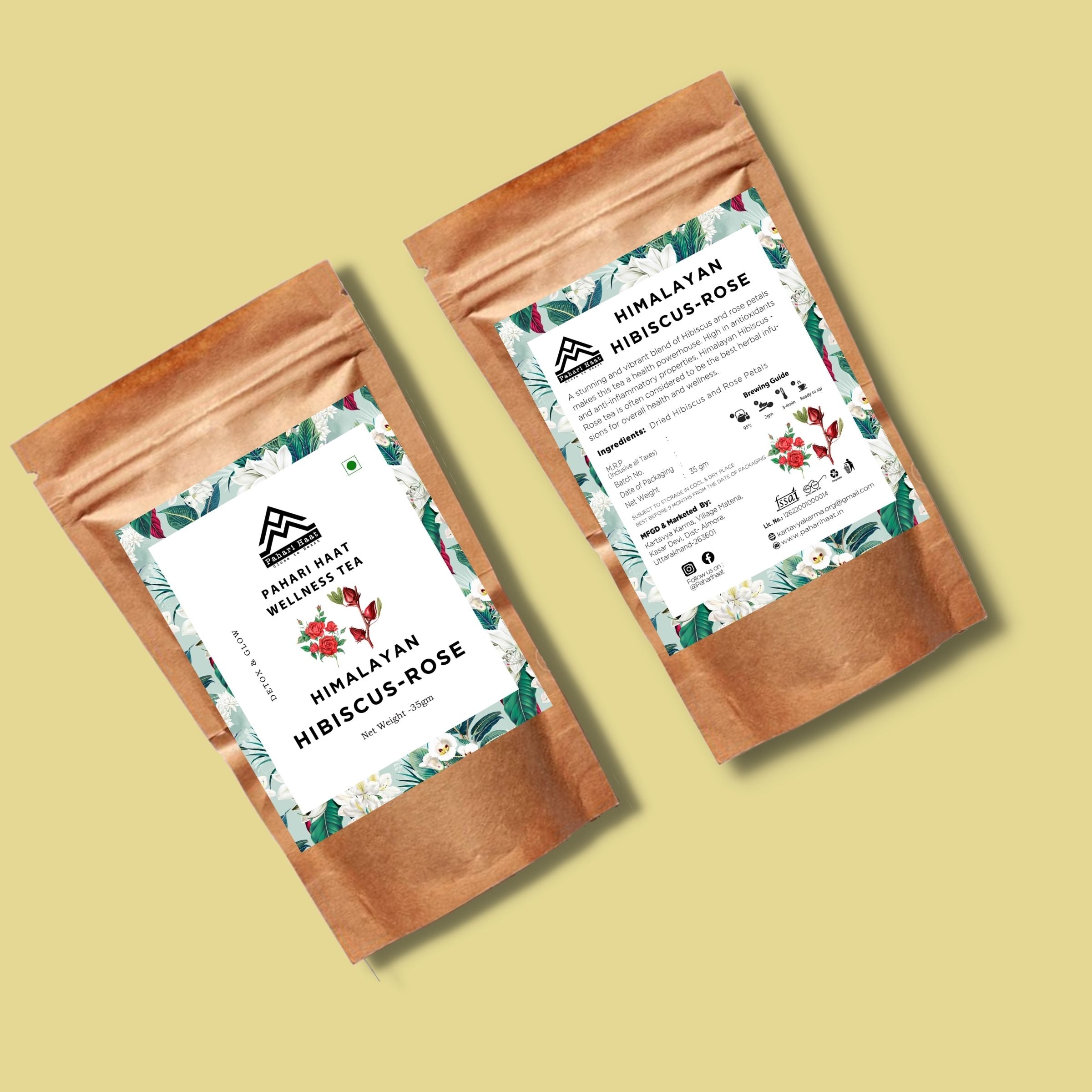 Himalayan Hibiscus-Rose Tea - 35gms | Pahari Haat