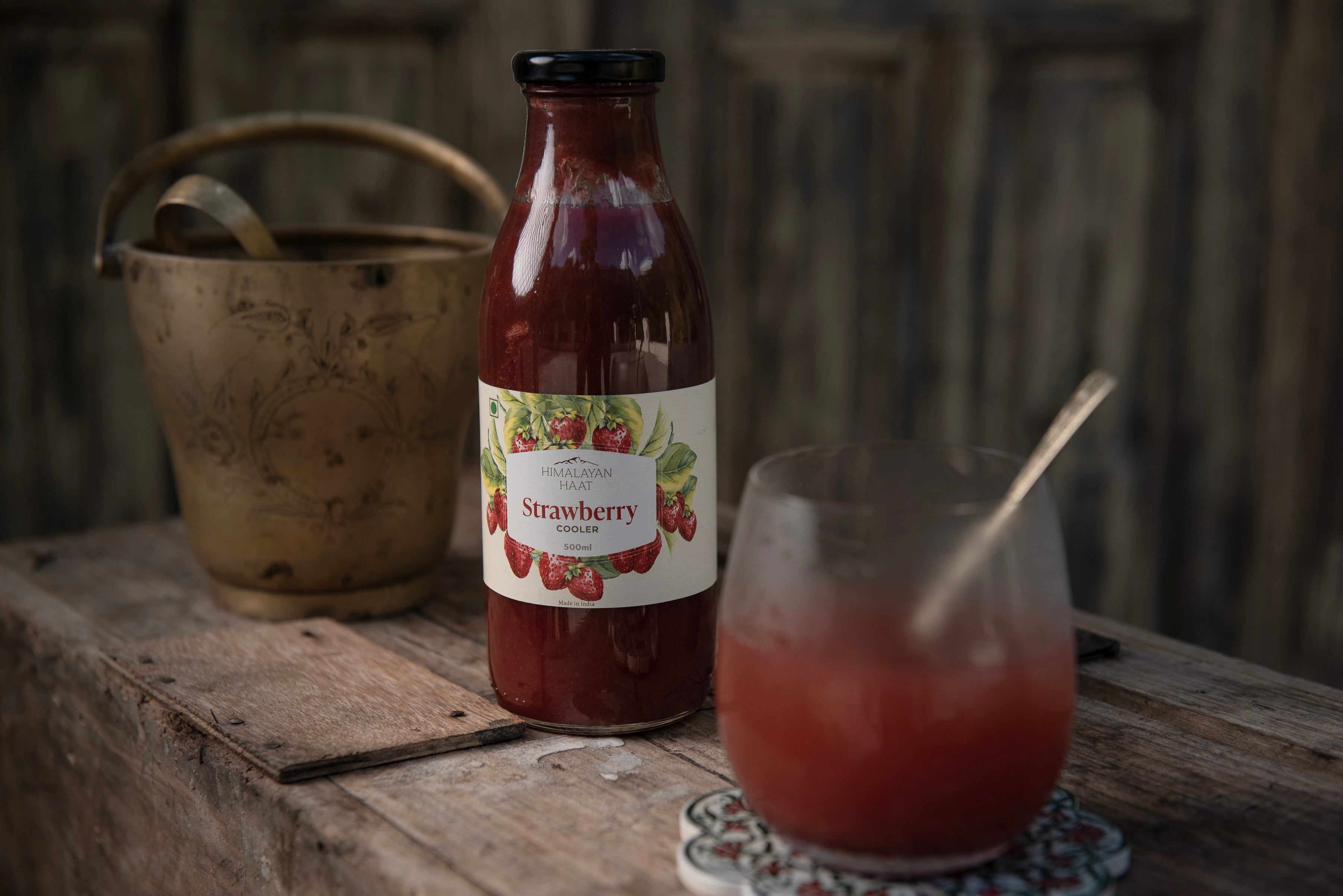 Strawberry Cooler 500ml | Himalayan Haat