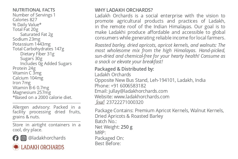 Himalayan Super Trail Mix 250gms | Ladakh Orchards