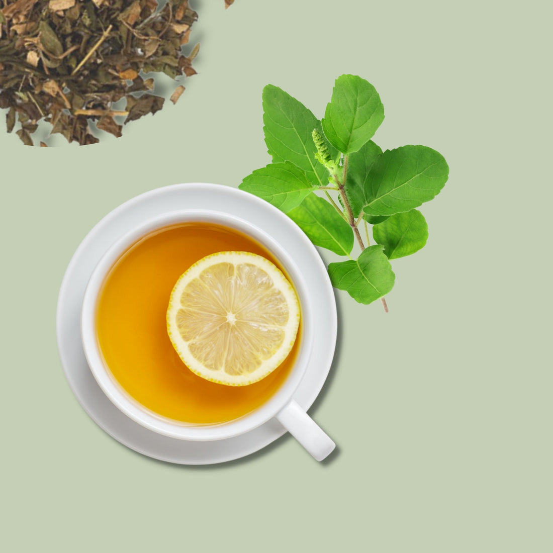 Holy Basil (Tulsi) Herbal Blend Relax, Detox, and Boost Immunity