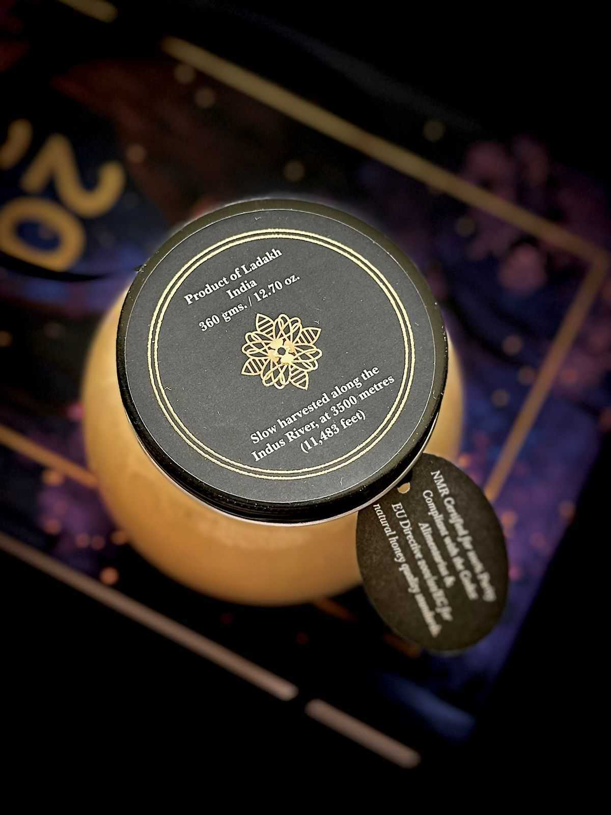 Alfalfa Blossom Honey Trans-Himalayan (Export Certified - NMR Certified for Purity) - 360gms | Artisanal Alchemy