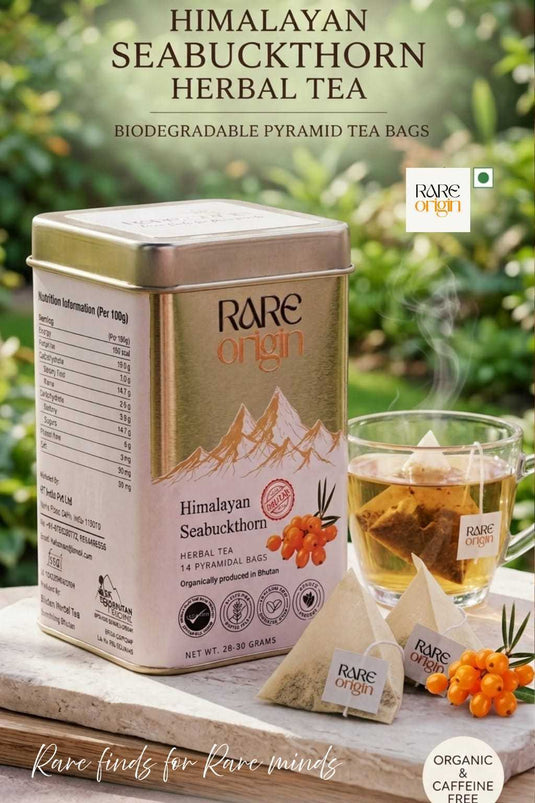 Himalayan Seabuckthorn Bhutan Herbal Tea (2g x 14 tea bags) | Rare Origin
