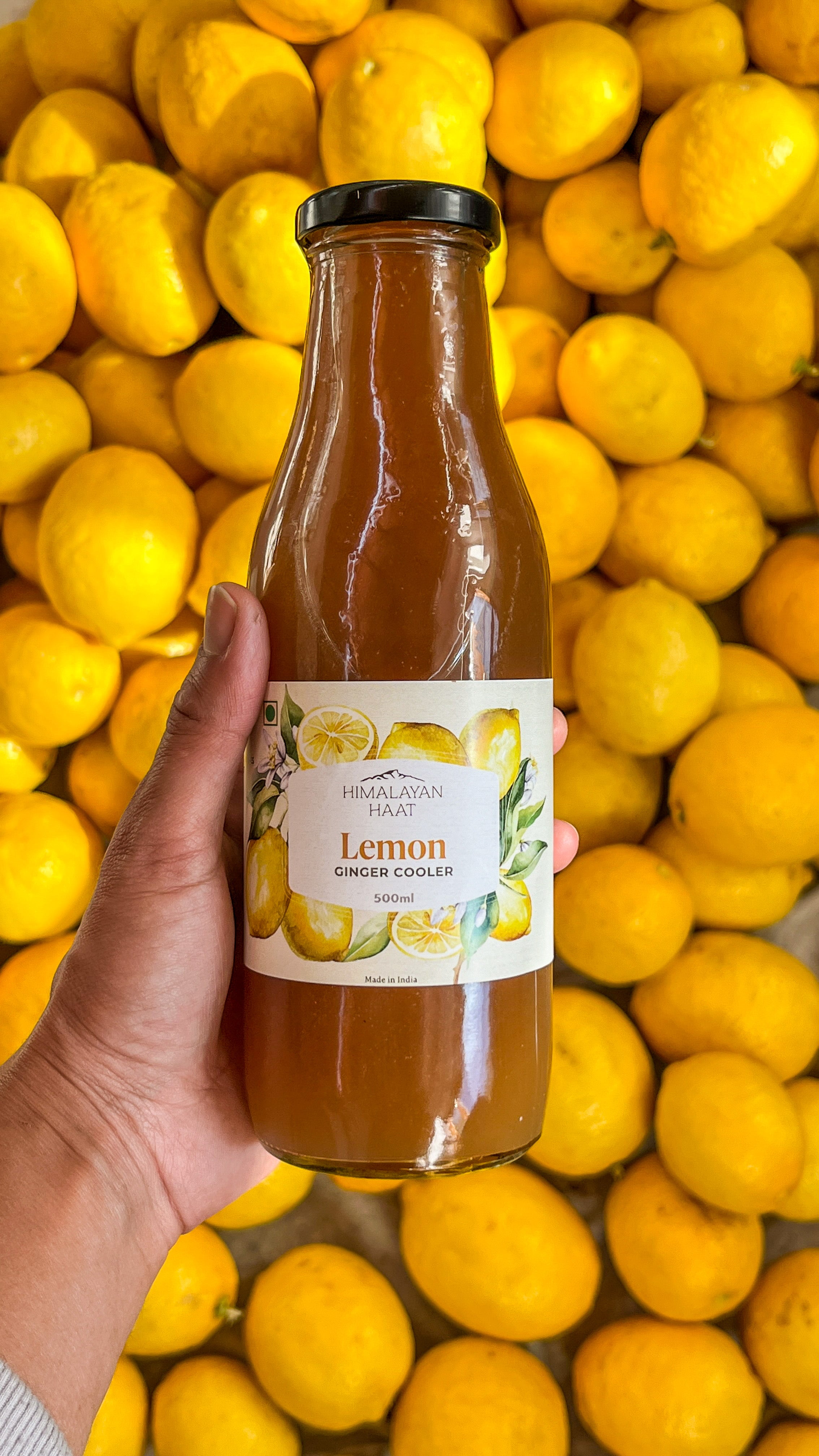 Lemon Ginger Cooler 500ml | Himalayan Haat
