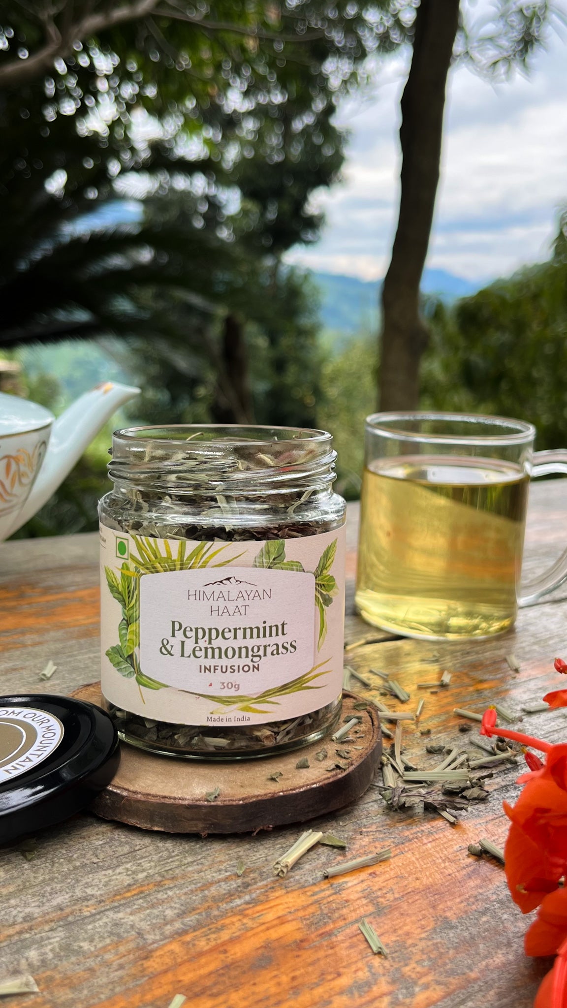 Peppermint and Lemongrass Herbal Infusion 30gms | Himalayan Haat