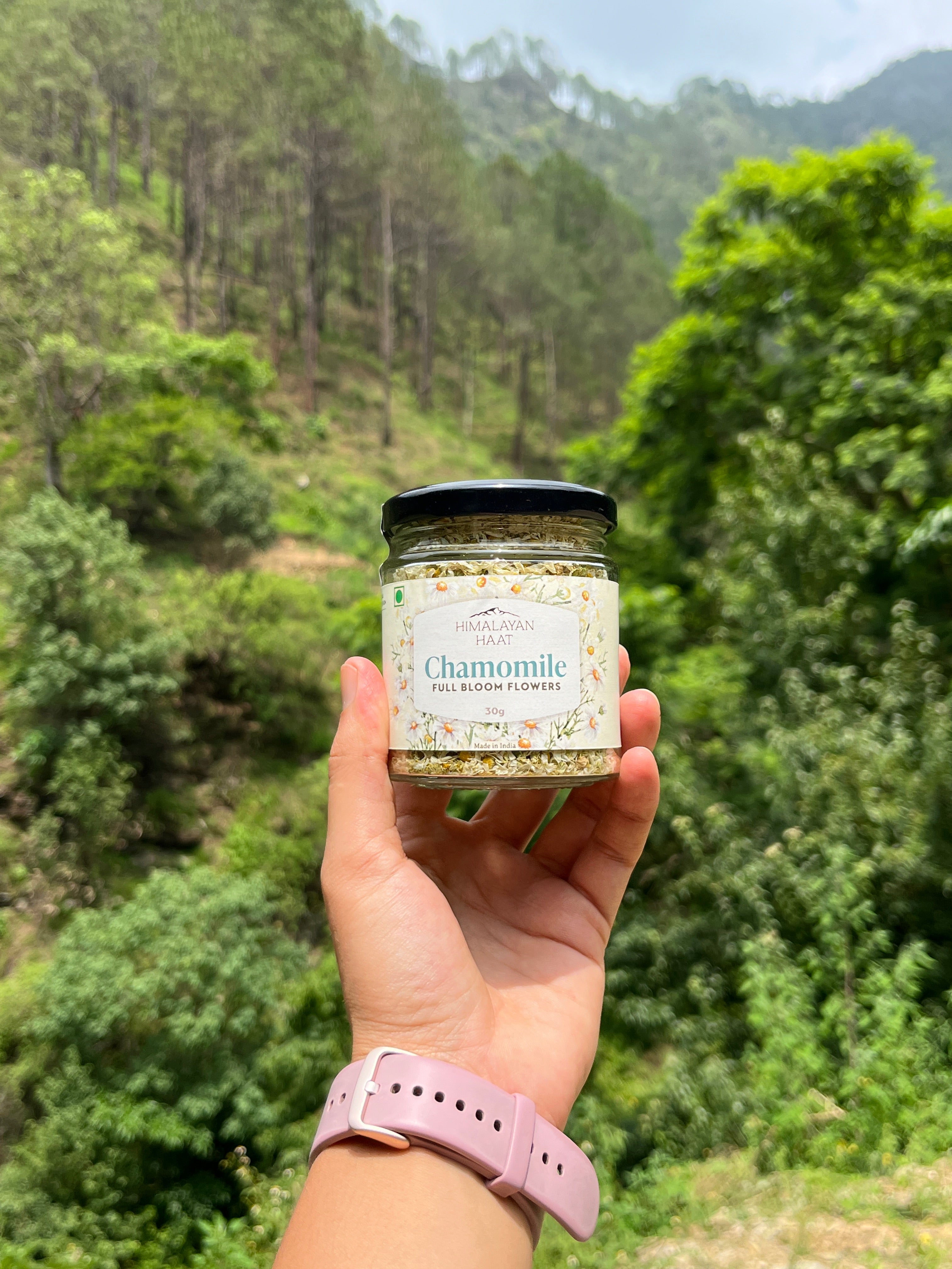 Full Bloom Chamomile Flowers 30gms | Himalayan Haat
