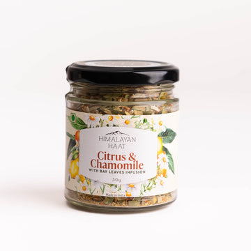 Citrus & Chamomile with Bay Leaves Herbal Infusion 30gms | Himalayan Haat
