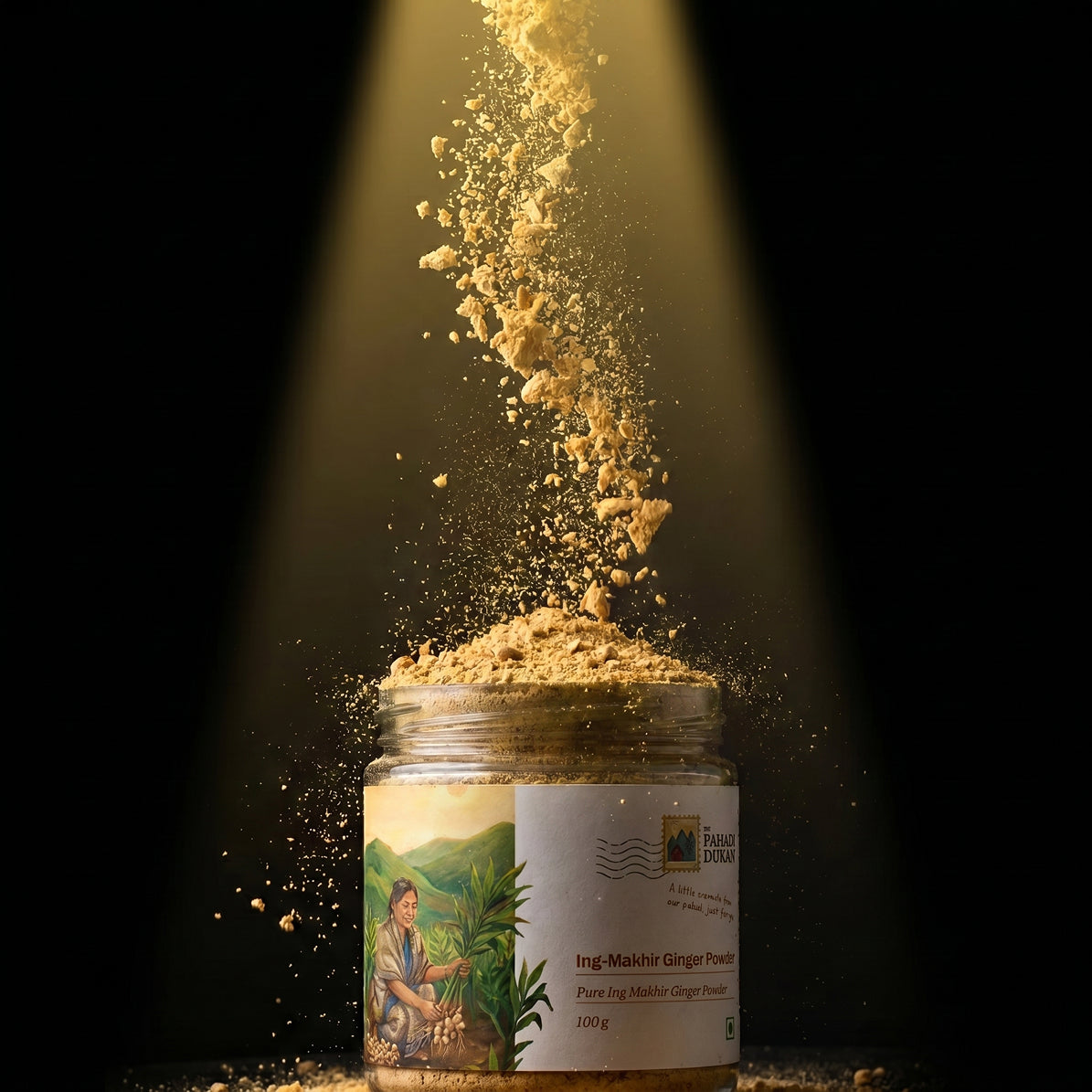 Ing Makhir Ginger (Highest Gingerol content) - 100gms  | My Pahadi Dukan