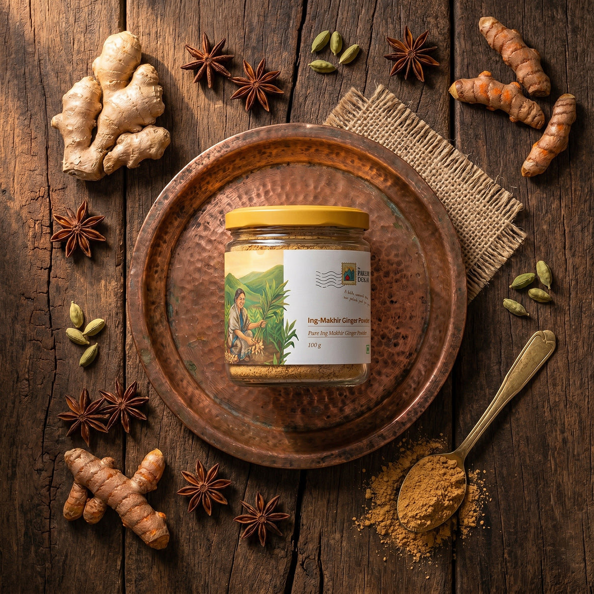 Ing Makhir Ginger (Highest Gingerol content) - 100gms  | My Pahadi Dukan