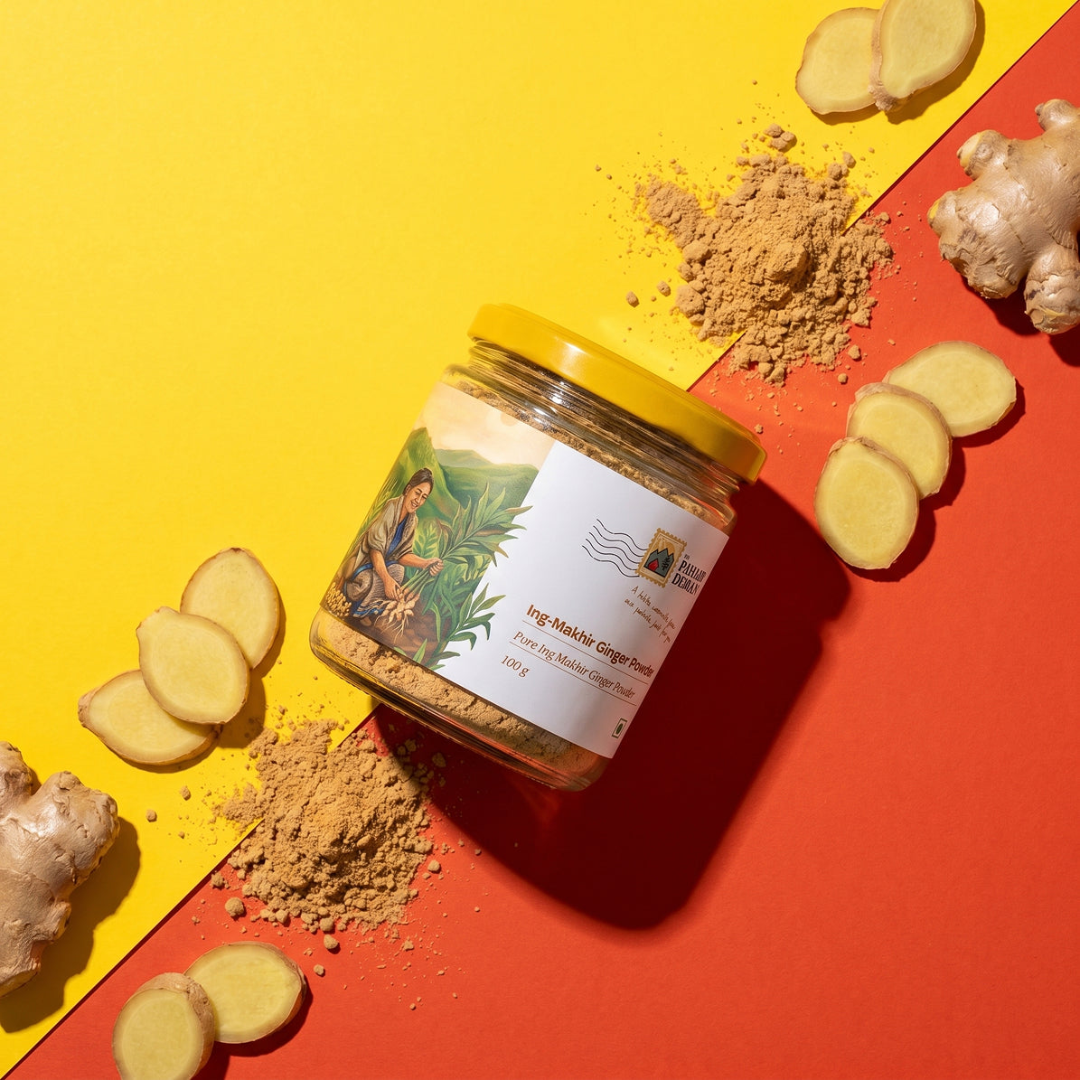 Ing Makhir Ginger (Highest Gingerol content) - 100gms  | My Pahadi Dukan