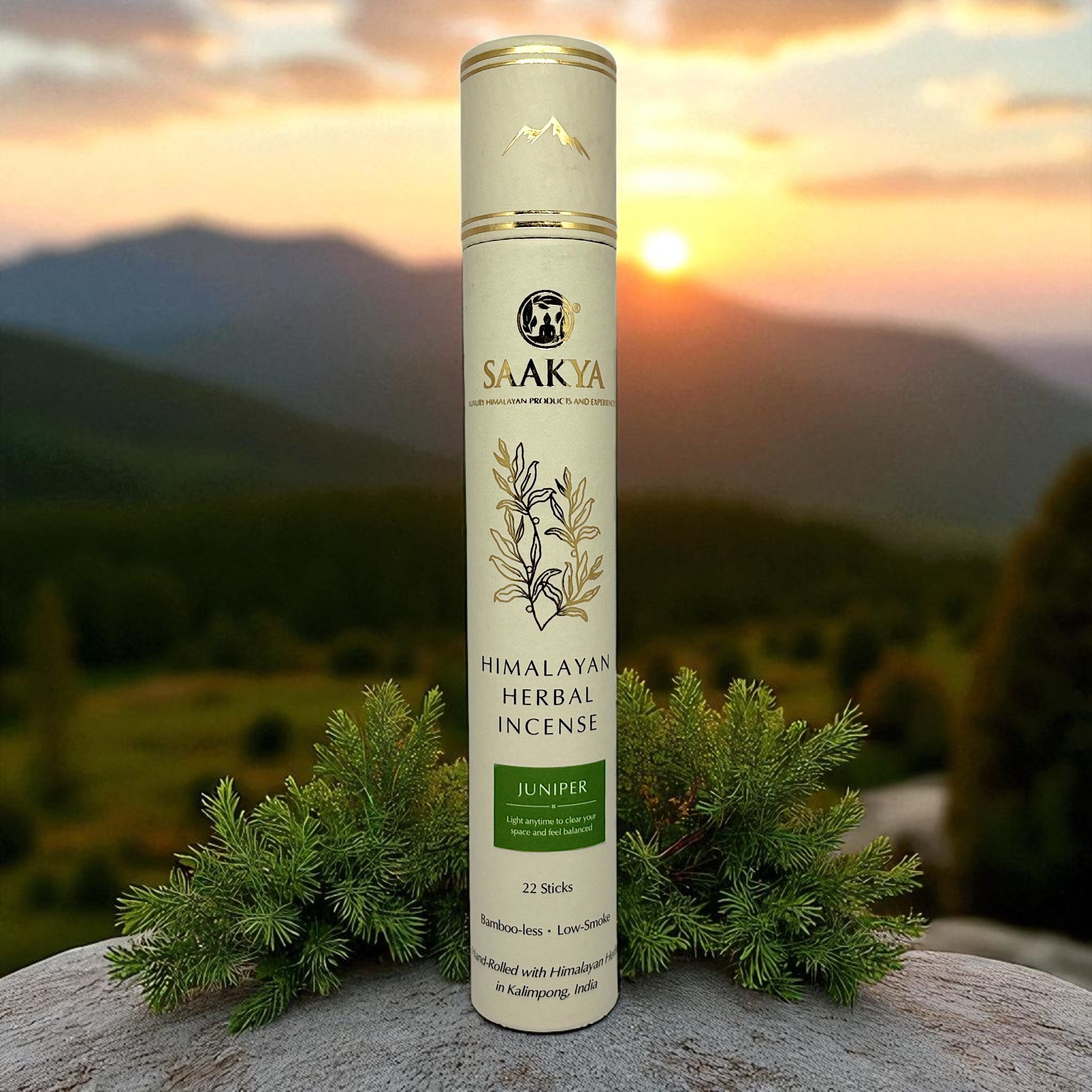 Bamboo-less Juniper Incense Sticks | Saakya