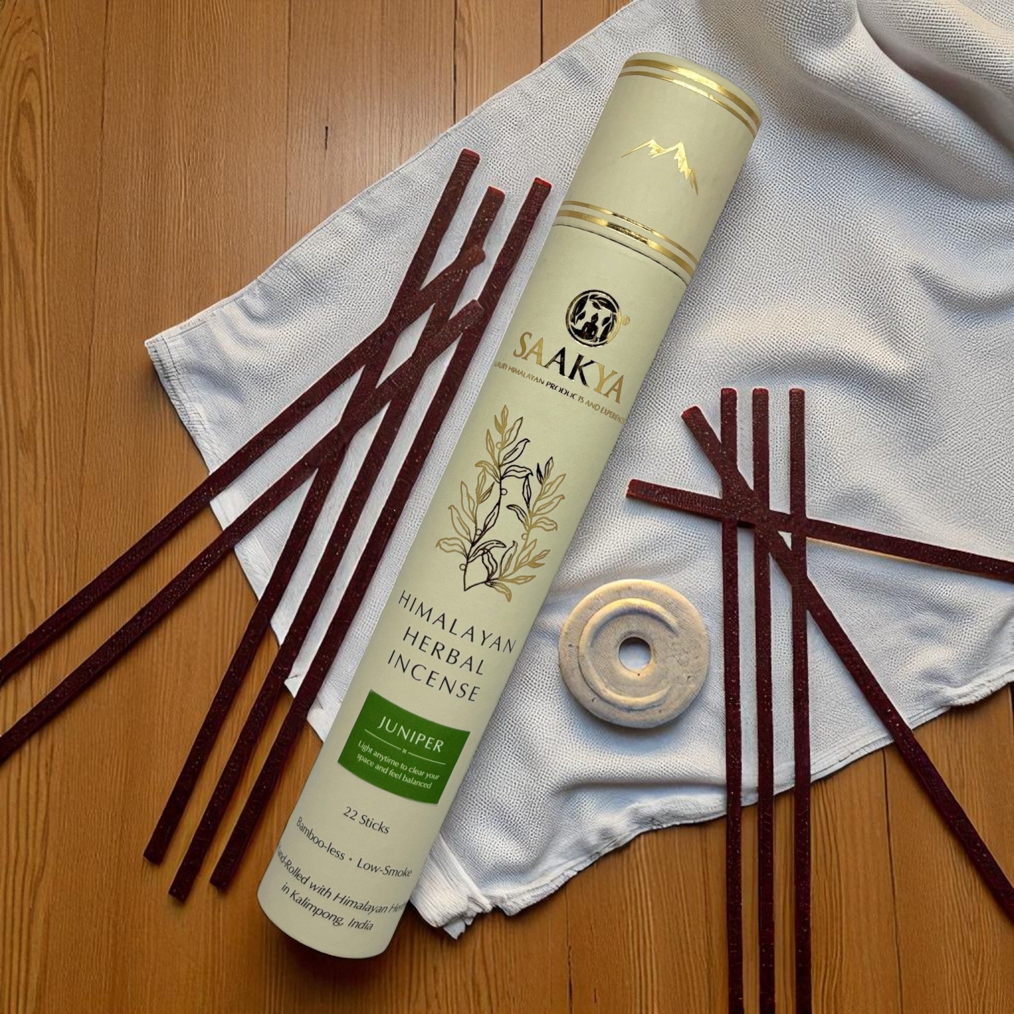 Bamboo-less Juniper Incense Sticks | Saakya