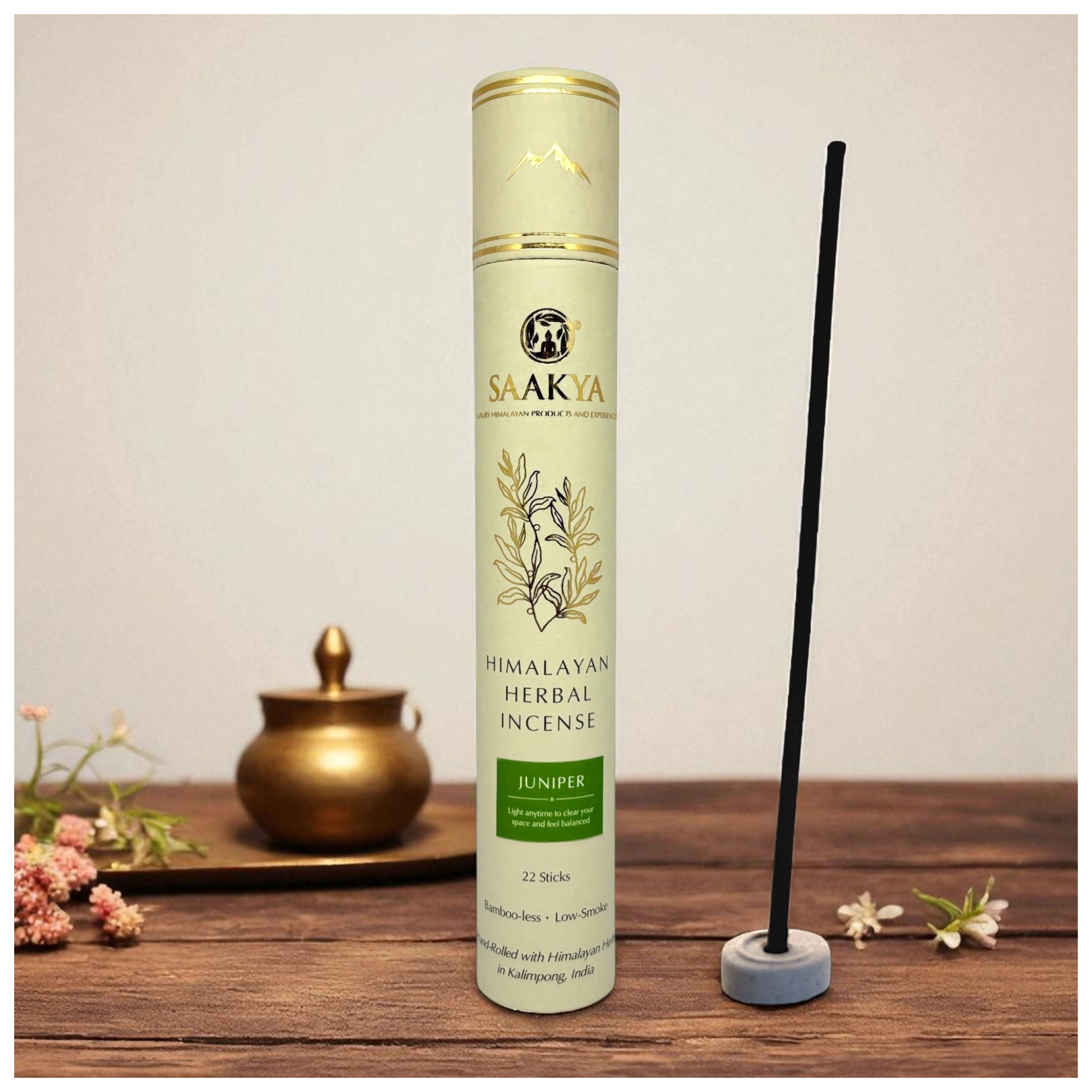 Bamboo-less Juniper Incense Sticks | Saakya