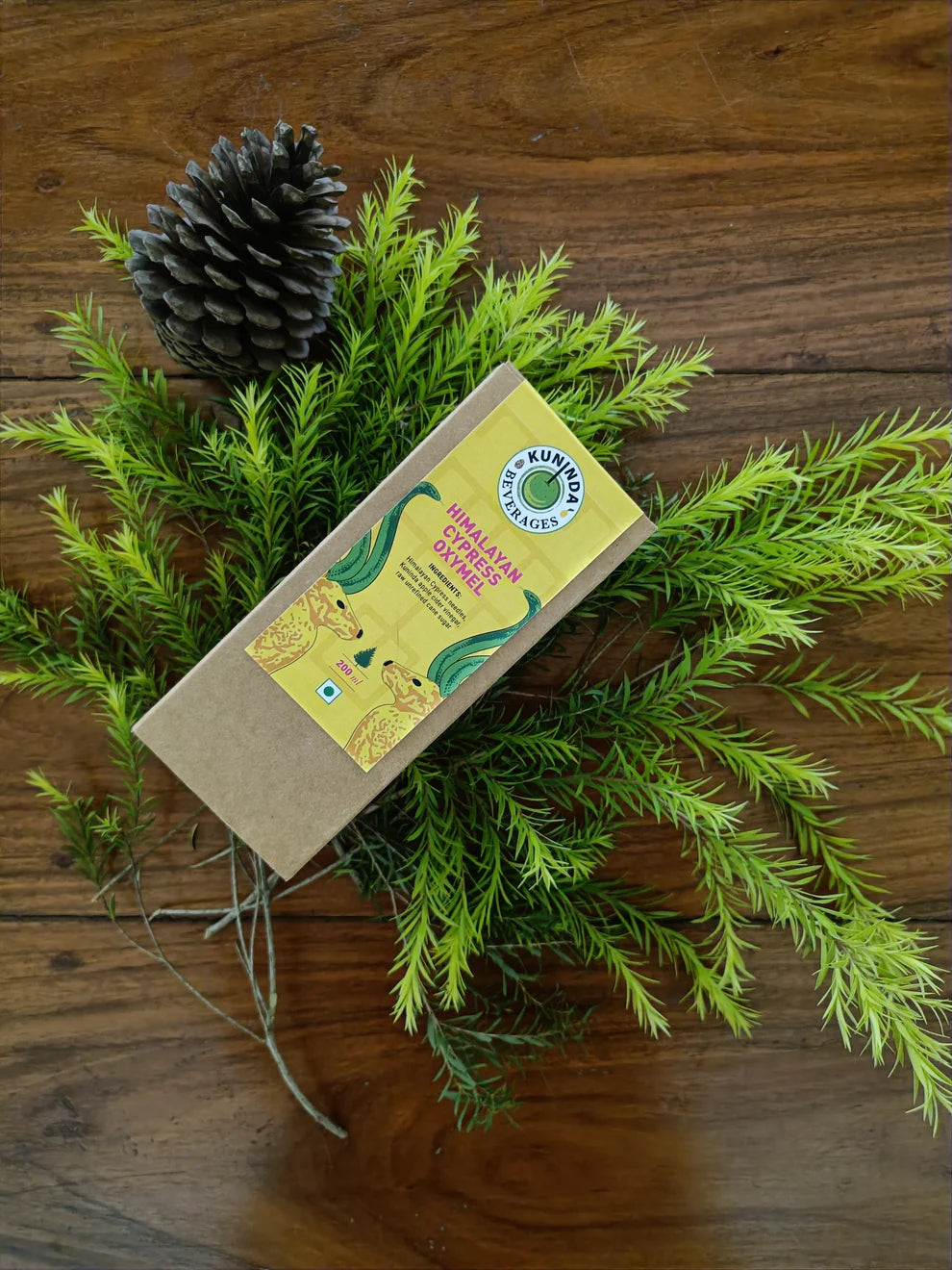 Himalayan Fir Oxymel make cocktails and mocktails