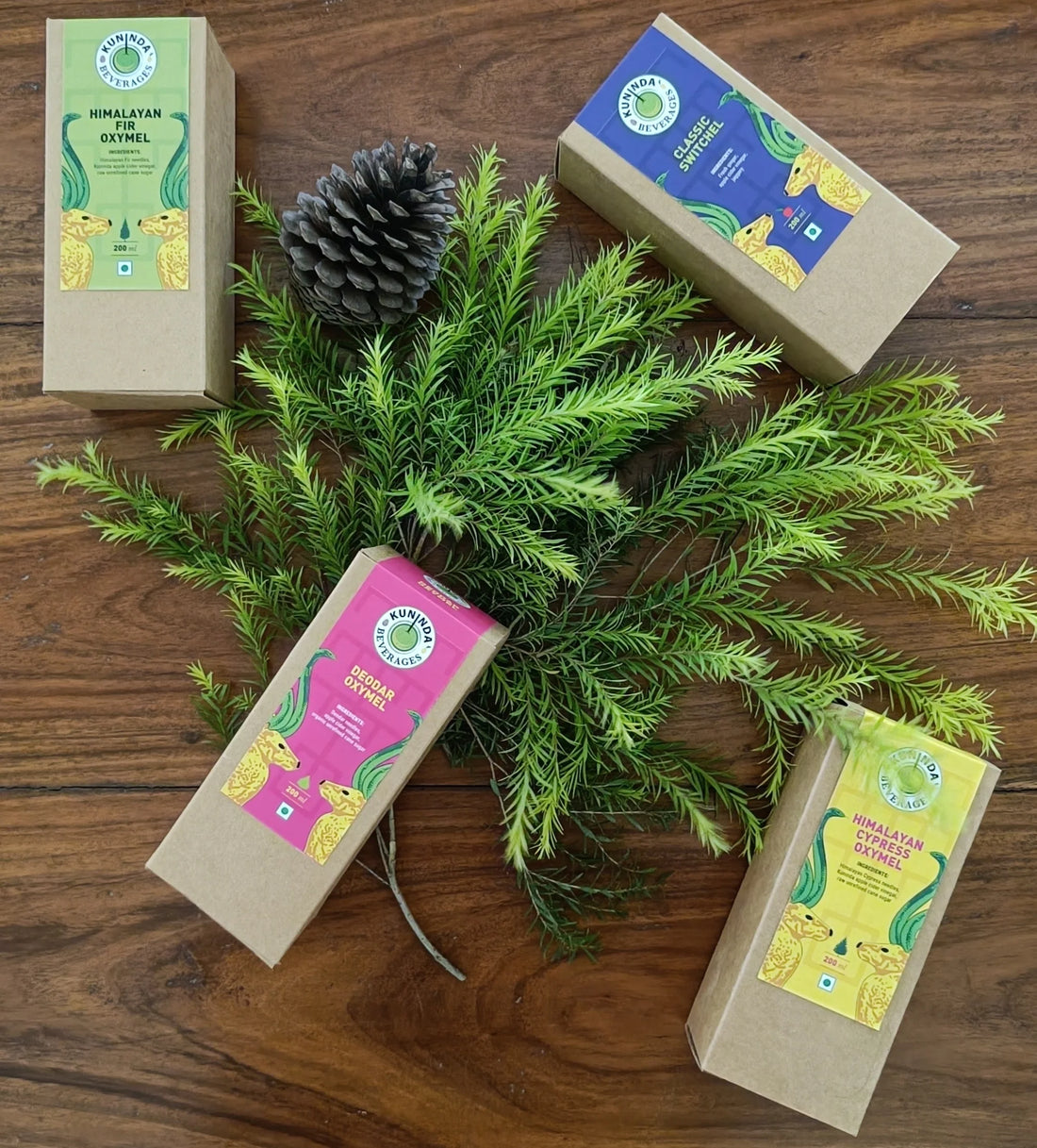 Himalayan Fir Oxymel make cocktails and mocktails