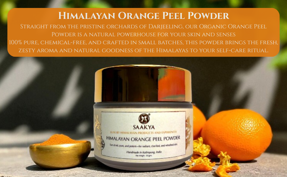 Himalayan Orange Peel Powder (50 gm) | Saakya