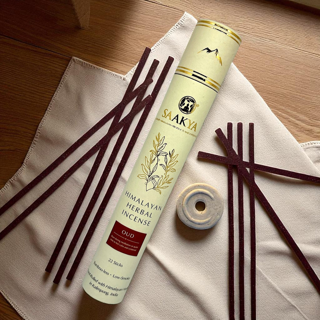 Bamboo-less Oud Incense Sticks | Saakya