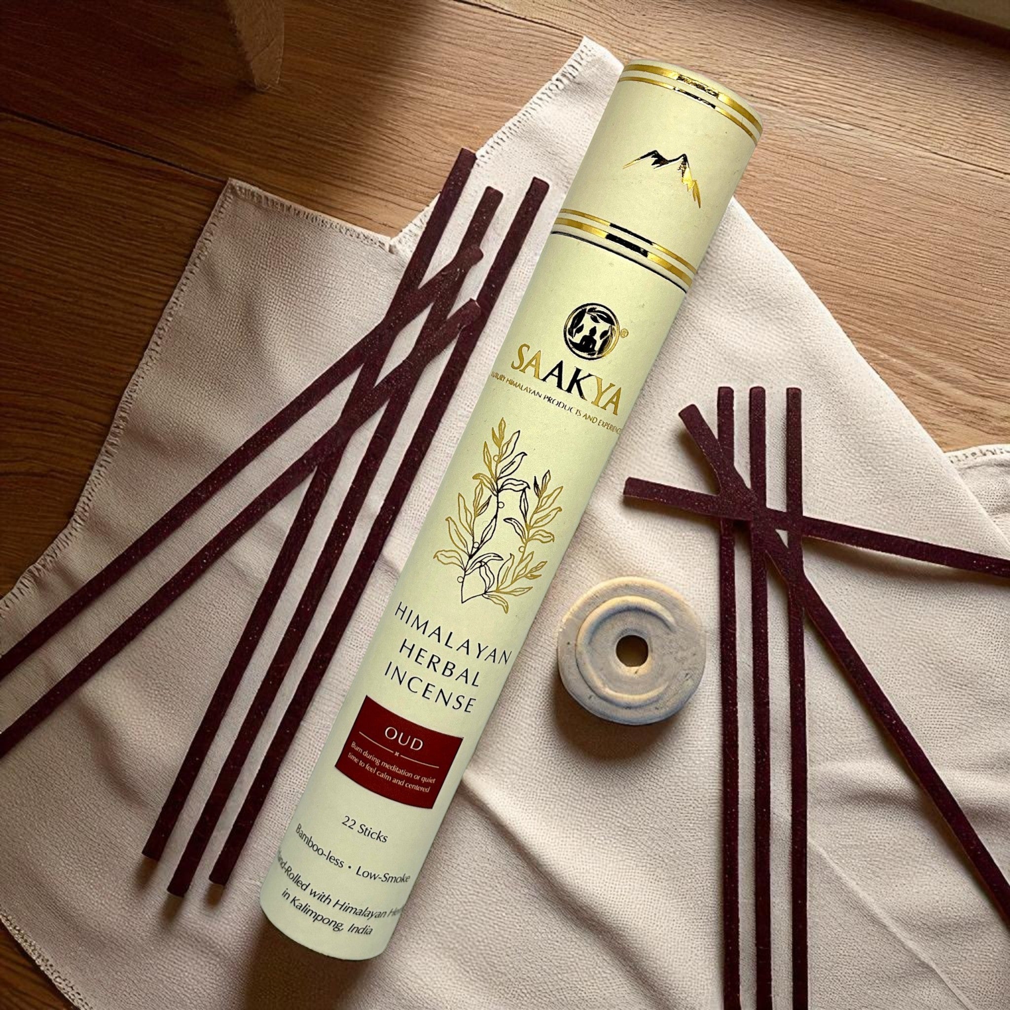 Bamboo-less Oud Incense Sticks | Saakya