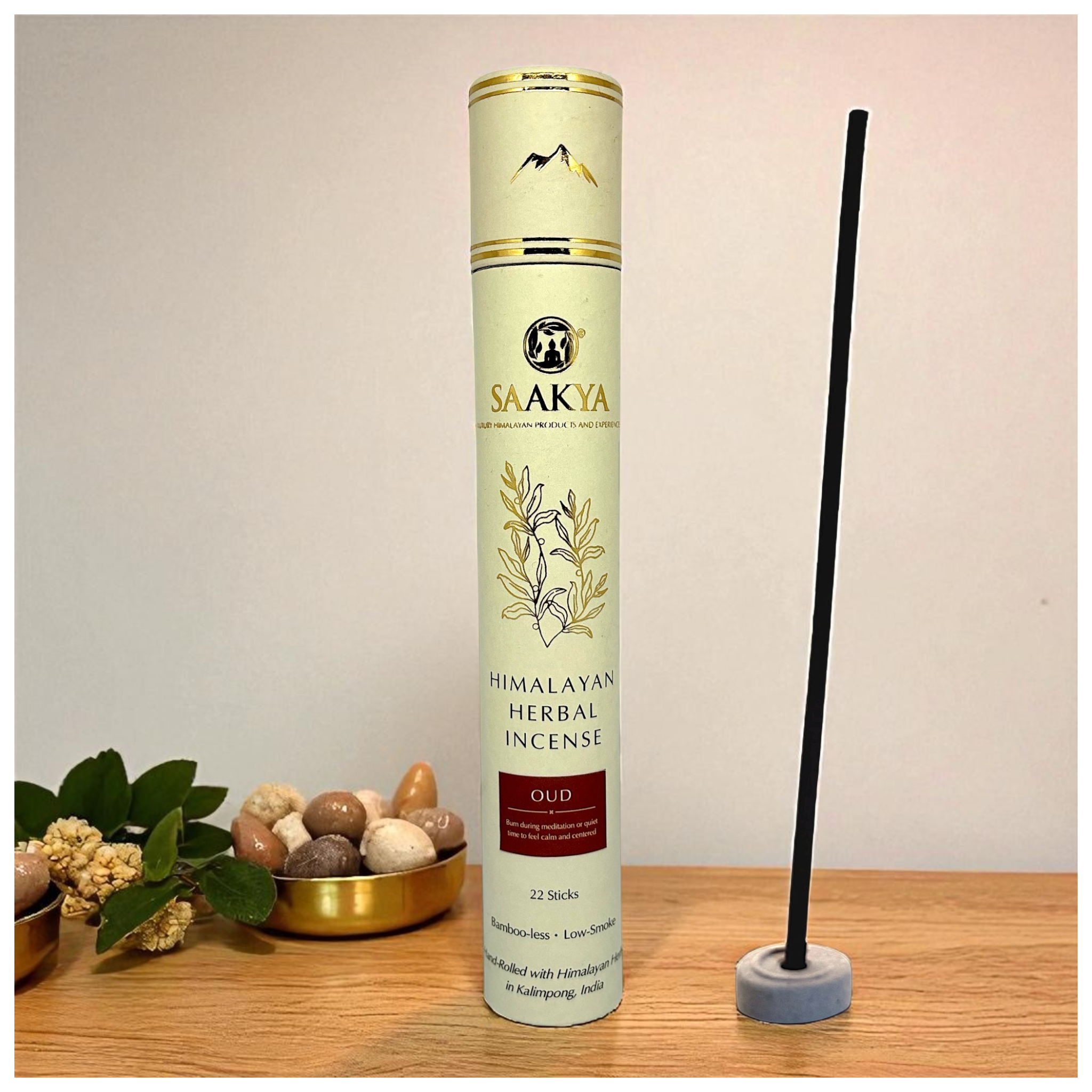 Bamboo-less Oud Incense Sticks | Saakya