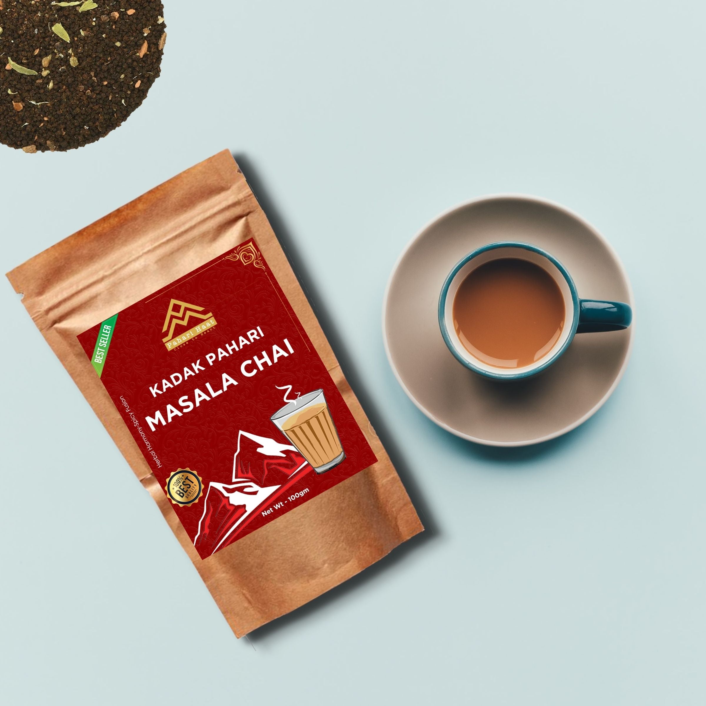 Kadak Pahari Masala Chai (Tea) - 100gms | Pahari Haat