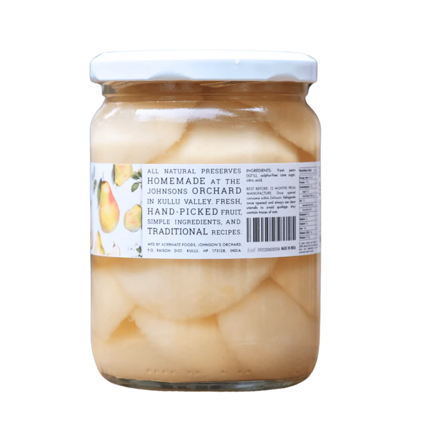 Bottled Pears 500g | Big Bear Farms