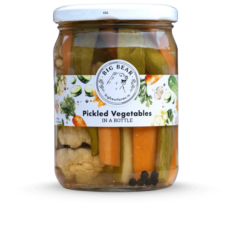 Pickled Vegetables 550g | Big Bear Farms