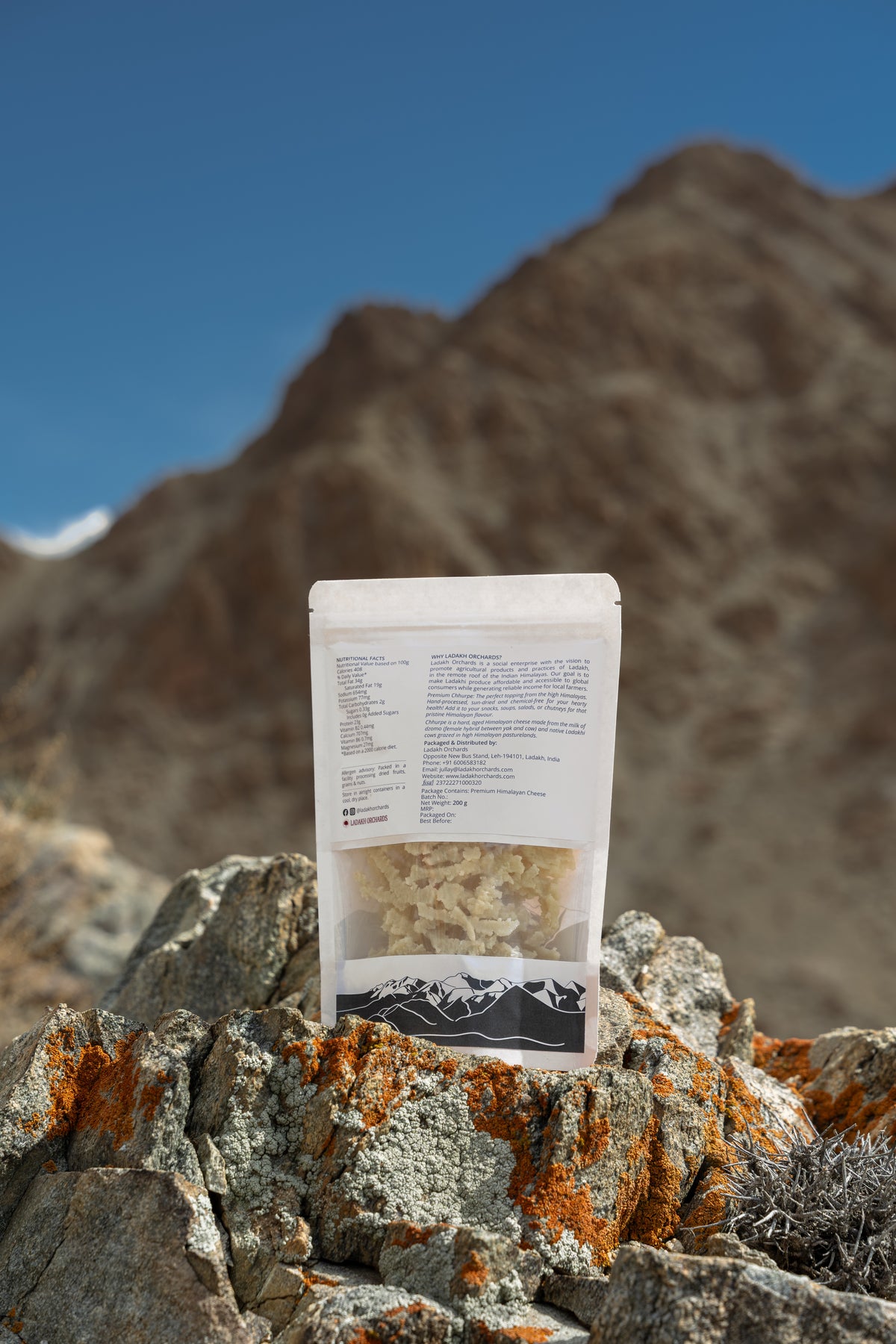 Premium Himalayan Cheese 200gms | Ladakh Orchards