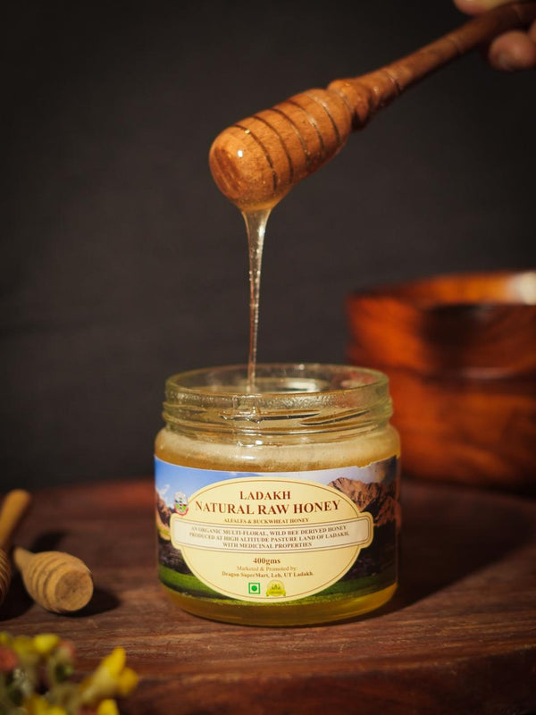 Lab - certified Raw Natural Honey from Ladakh - 400gms | Hotel Grand Dragon