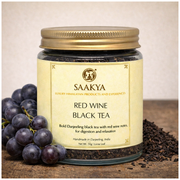 Red Wine Black Tea (50g, 150+ Cups) | Saakya