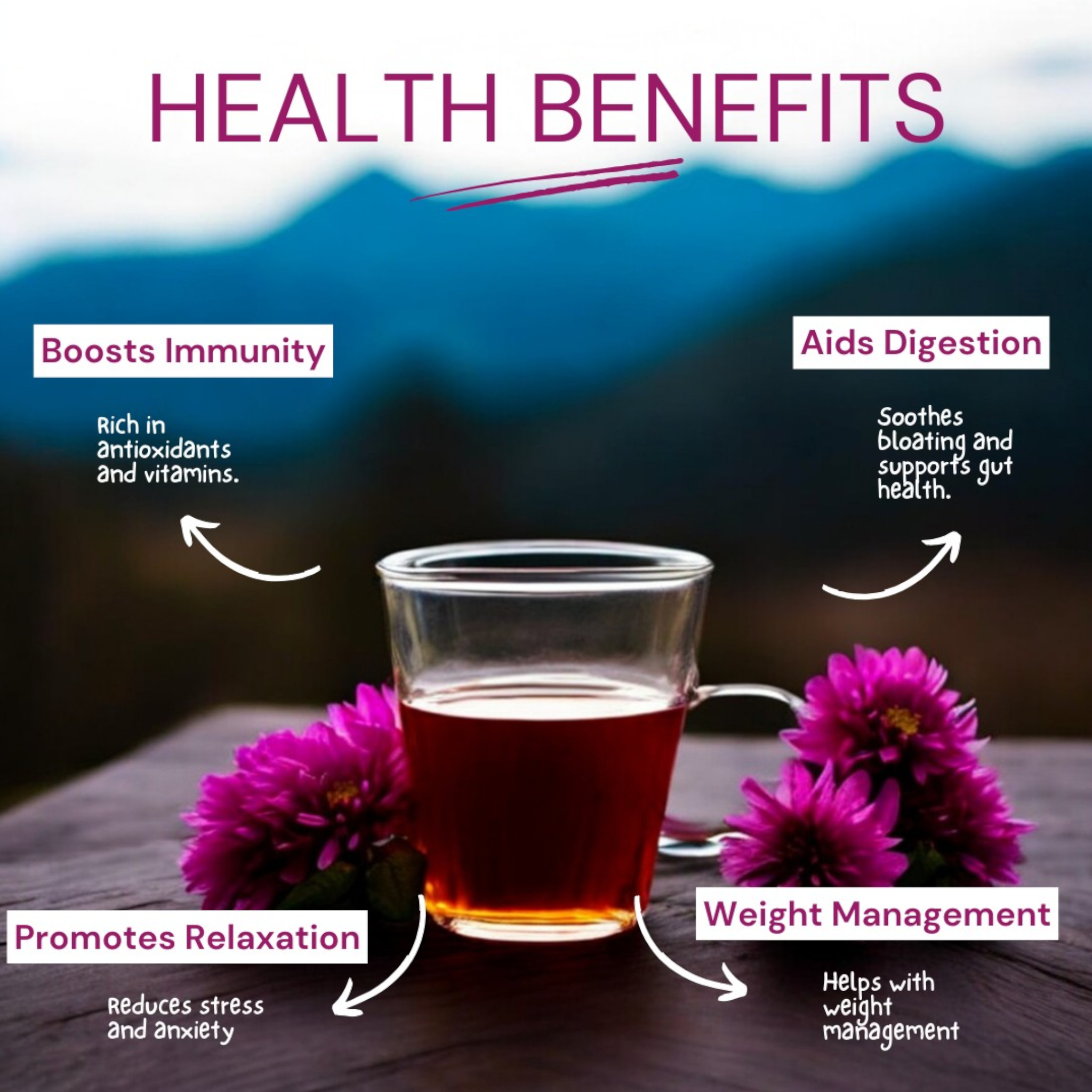 Rhododendron Green Tea (50g, 150+ Cups) | Saakya