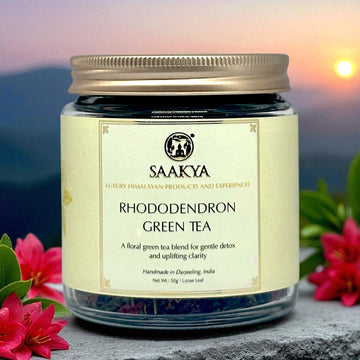 Rhododendron Green Tea (50g, 150+ Cups) | Saakya