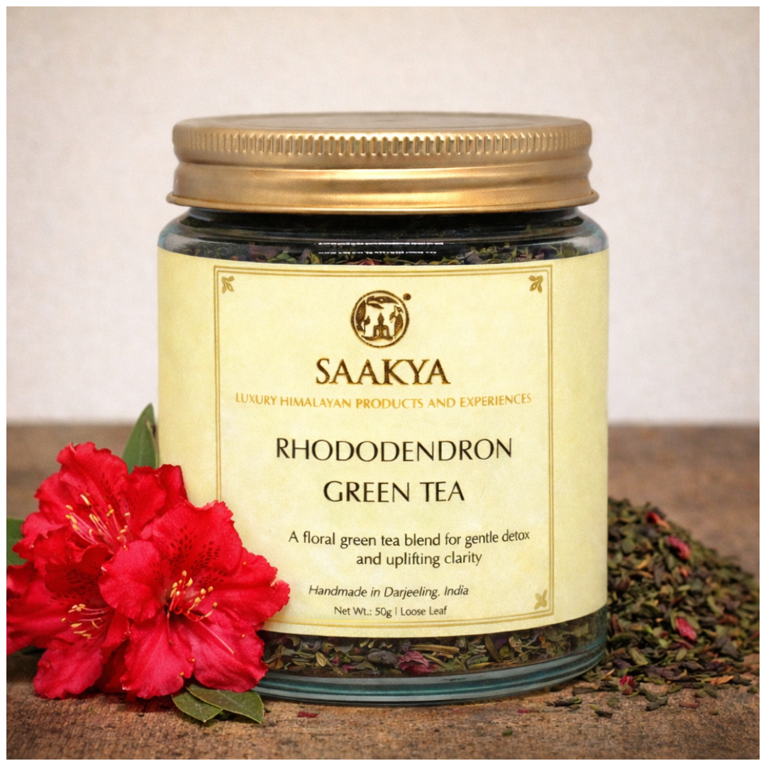 Rhododendron Green Tea (50g, 150+ Cups) | Saakya