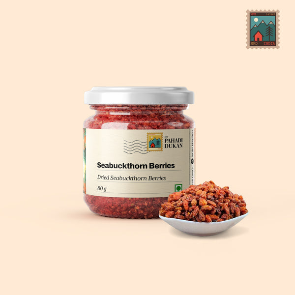 Premium Sea Buckthorn Berries (Dried Seabuckthorn) | My Pahadi Dukan