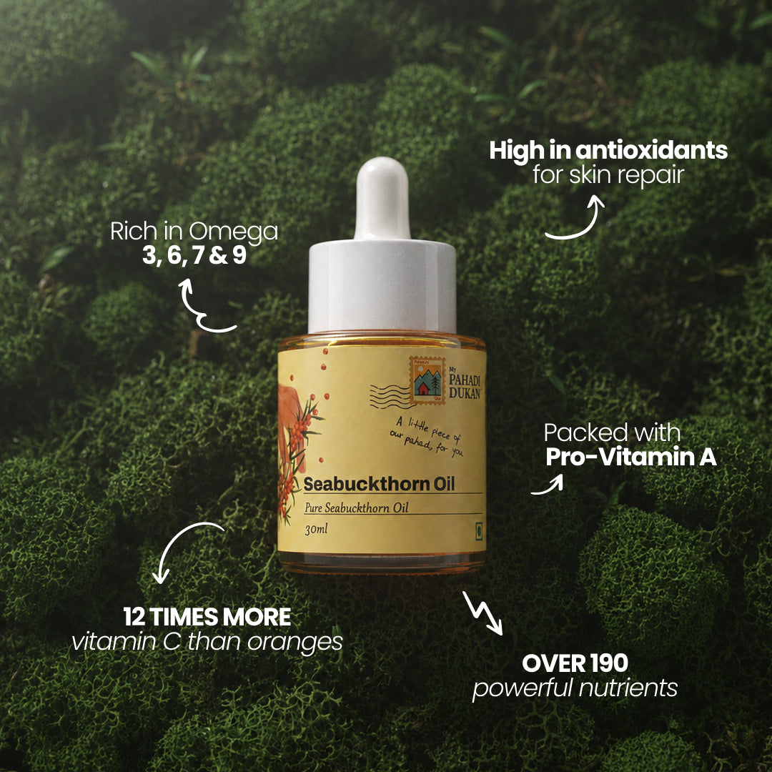 Sea Buckthorn Oil – CO₂ Extracted | My Pahadi Dukan