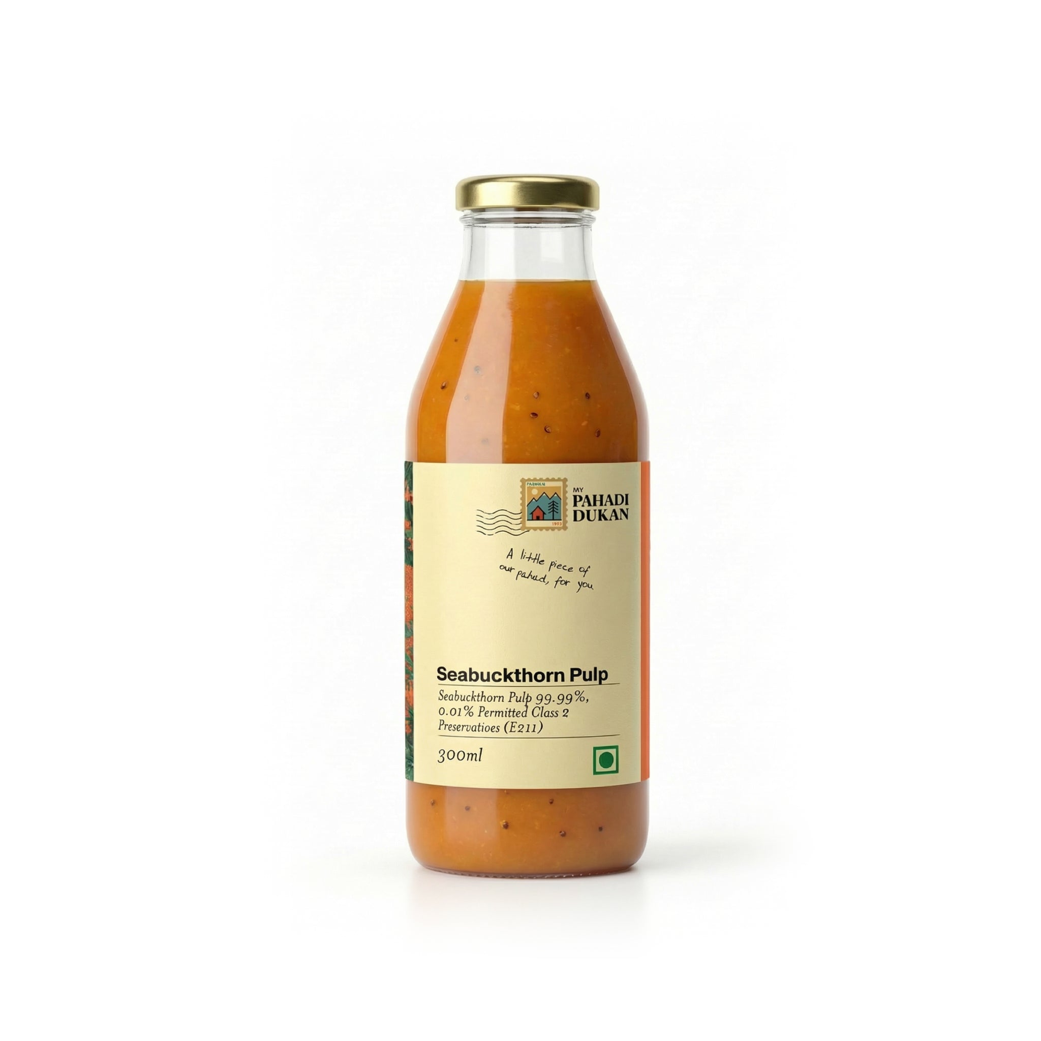 Combo Sea Buckthorn Pulp Juice (300ml) + Buransh (Rhododendron Squash) (300ml) | My Pahadi Dukan