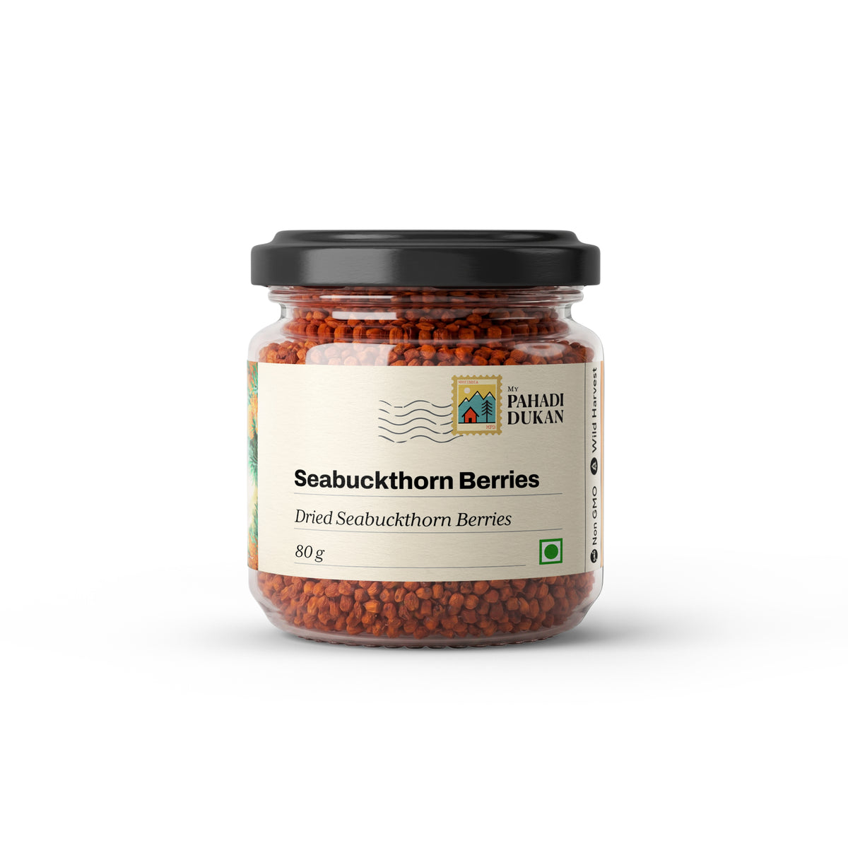 Premium Seabuckthorn Berries (Dried Seabuckthorn) | My Pahadi Dukan