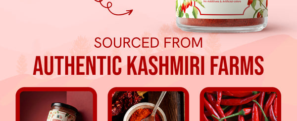 Kashmiri Red Chilli Powder - 100gms | My Pahadi Dukan