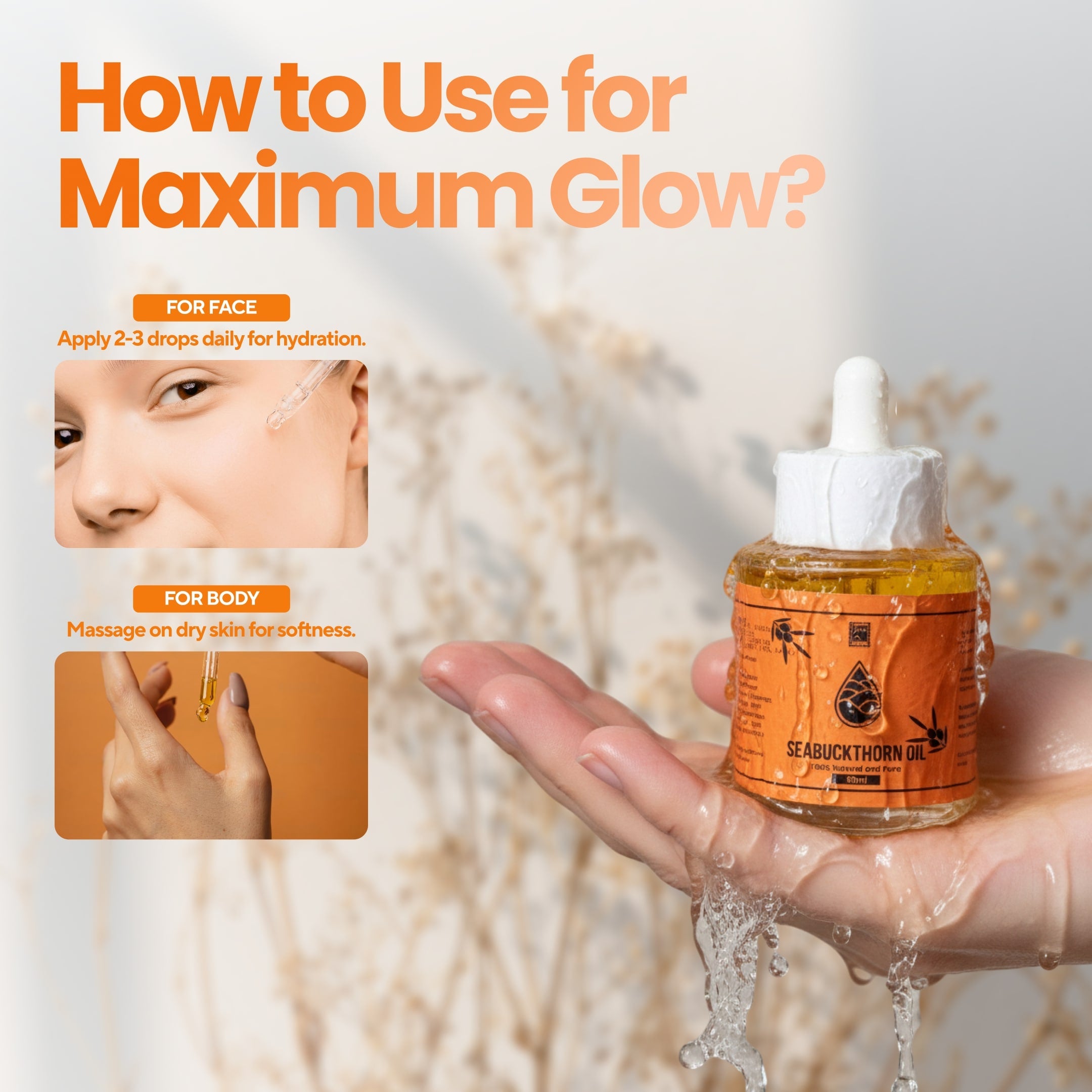 Sea Buckthorn Oil – CO₂ Extracted | My Pahadi Dukan