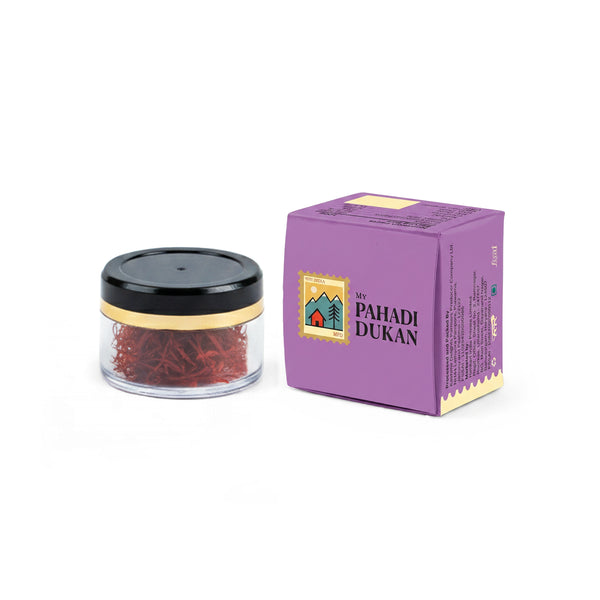 Lab-Certified Pure Kashmiri Saffron - Mongra Saffron (Kesar) | My Pahadi Dukan