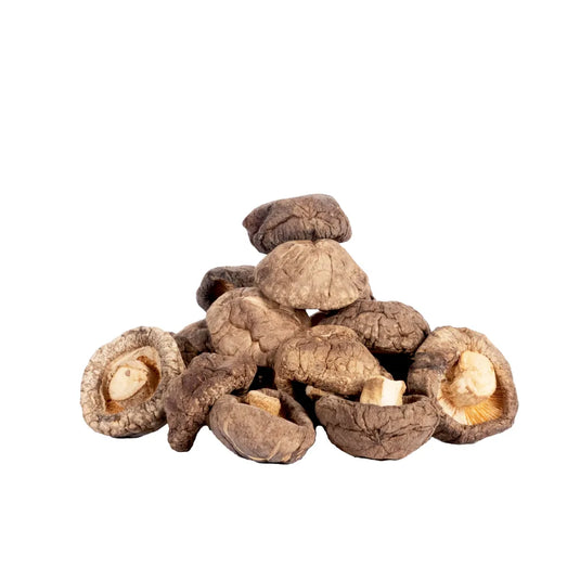 100% Pure Dried Shiitake Mushrooms – Box of 100g / 50 Servings