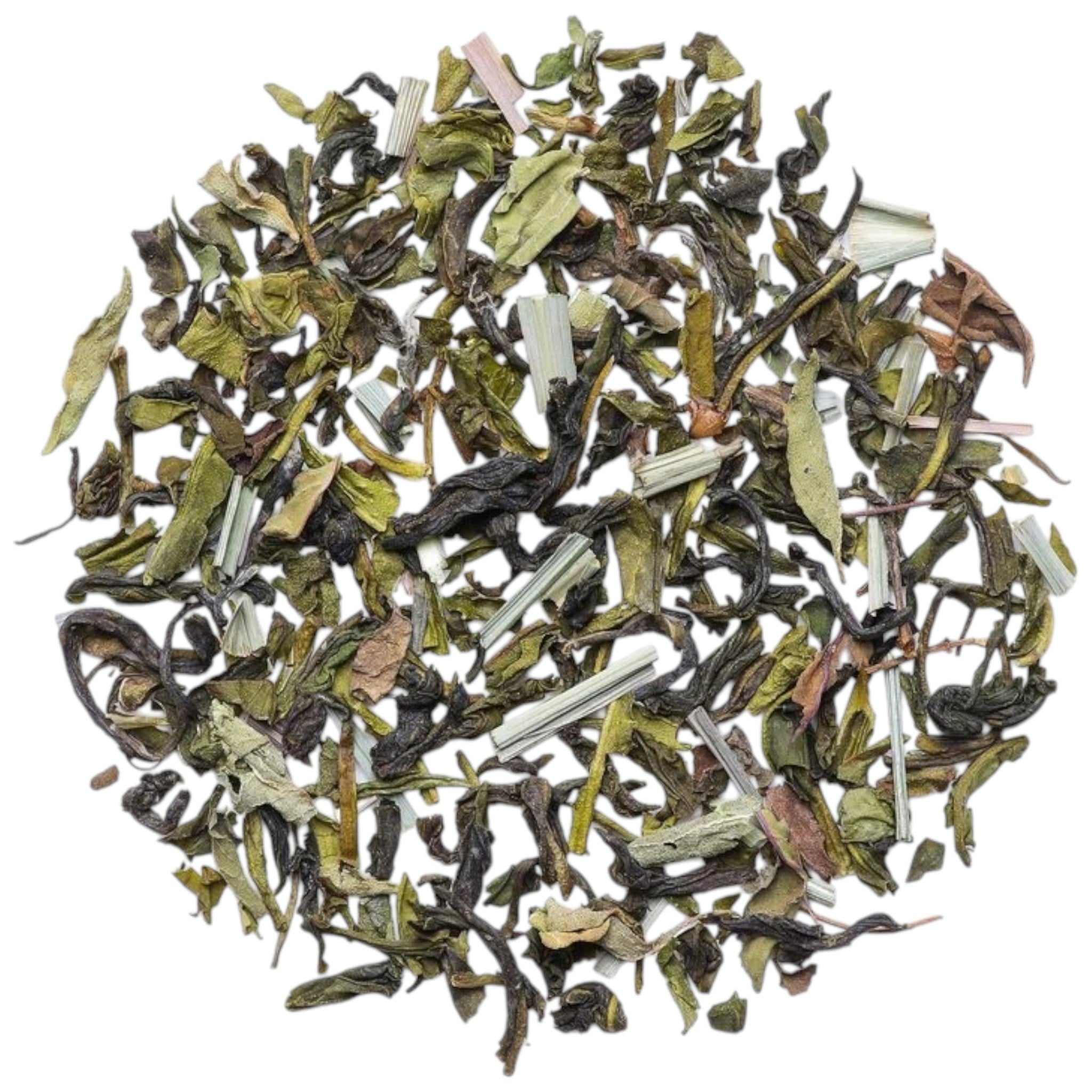 Tulsi Green Lemongrass Tea (50g, 150+ Cups) | Saakya