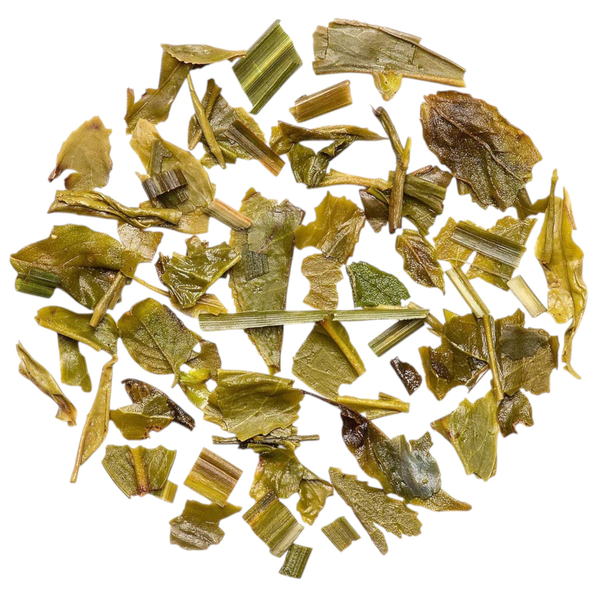 Tulsi Green Lemongrass Tea (50g, 150+ Cups) | Saakya