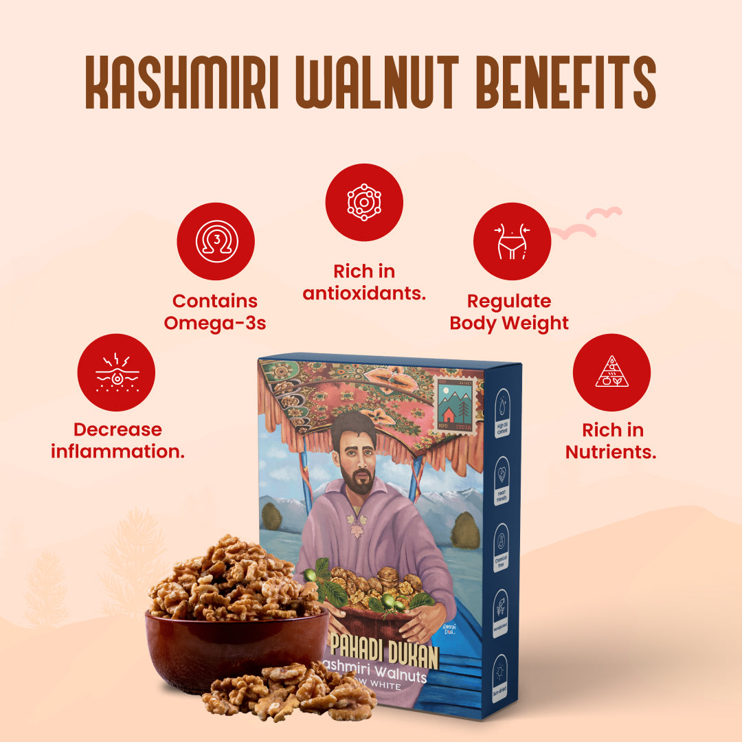 Kashmiri Walnut Kernels (Akhrot) | My Pahadi Dukan