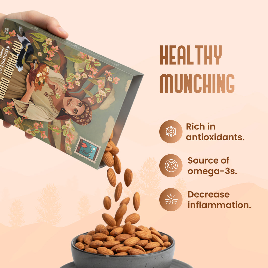 Single-tree Origin Premium Kashmiri Almonds (Badam) | My Pahadi Dukan