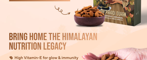 Single-tree Origin Premium Kashmiri Almonds (Badam) | My Pahadi Dukan
