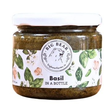 Basil in a Bottle 300g | Big Bear Farms