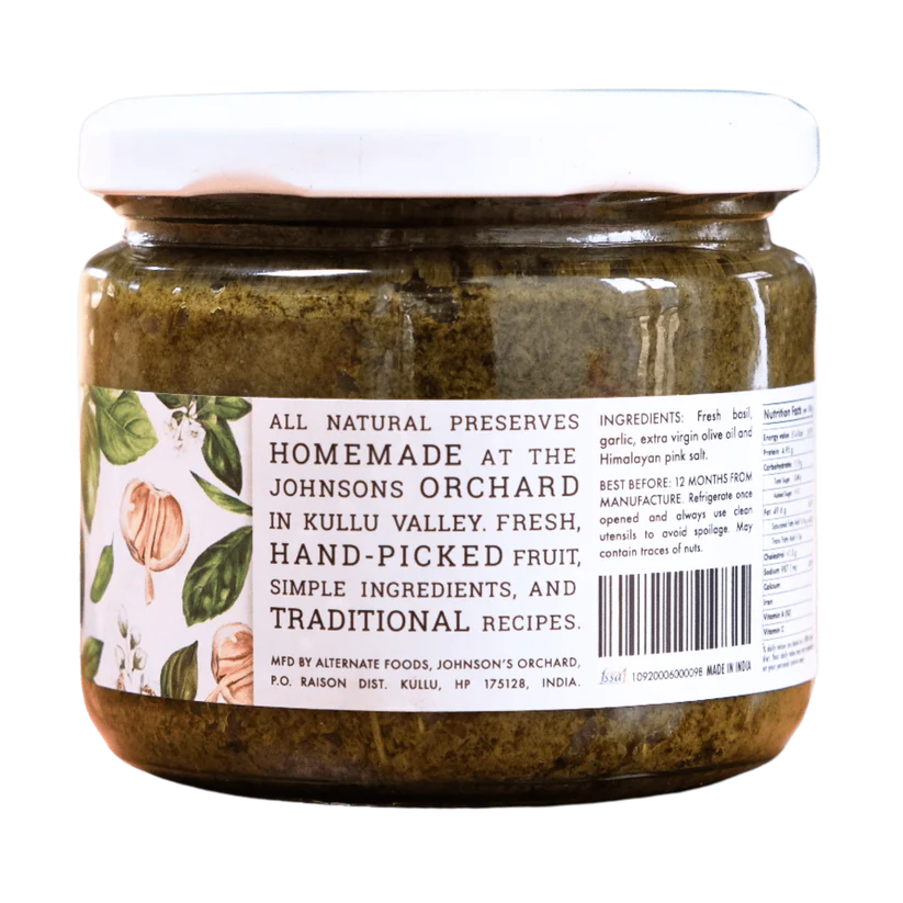 Basil in a Bottle 300g | Big Bear Farms