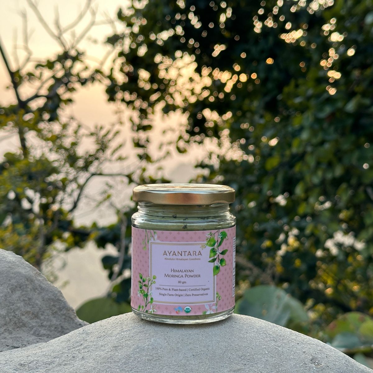 Himalayan Moringa Leaf Powder - 80gms | Ayantara